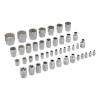 Набор инструментов 1/2", 1/4", CrV, 12 гранные головки, пластиковый кейс, 109 предмета Stels