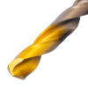 Набор сверл по металлу, 1-10 мм, Р6М5К8-TiN, Golden Tip, 19 шт Denzel