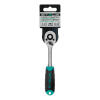 Ключ-трещотка 1/4", CrV, 72 зуба, с быстрым сбросом, матовый хром Stels