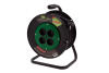 Удлинитель силовой 50 м, 16А, тип УХ10, ПВС, на кабельной катушке, 4 розетки без заземления Сибртех