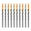 Сверло по металлу, 4,2 мм, HSS-Tin, Golden Tip, 10 шт. Denzel
