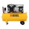 Компрессор воздушный BCV2200/100, ременный привод, 2.2 кВт, 100 литров, 370 л/мин Denzel