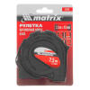 Рулетка Black,7,5 м х 25 мм,обрезиненный корпус Matrix