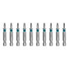 Бита Torx 15х50мм, сталь S2, шестигр., 10 шт. Gross