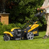 Бензиновая газонокосилка GLT-460SP-T, Trike 149 см3, 46 см, привод, панель, 60л Denzel 