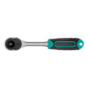 Ключ-трещотка 1/4", CrV, 72 зуба, с быстрым сбросом, матовый хром Stels