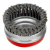 Щетка для УШМ Heavy Duty, 125 мм, М14, "чашка", крученая проволока 0.5 мм Matrix