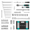 Набор инструментов, 1/2", 1/4", CrV, пластиковый кейс 82 предмета Stels