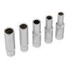 Набор инструментов, 1/2", 1/4", CrV, 12 гранные головки, пластиковый кейс, 76 предметов Stels