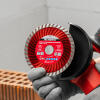 Диск алмазный, отрезной Turbo, 125 х 22.2 мм, сухая резка Matrix Professional