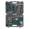 Набор инструментов, 1/4", 1/2", CrV, 120 зубьев, 76 предметов Gross