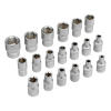 Набор инструментов, 1/4", CrV, пластиковый кейс 57 предметов Stels