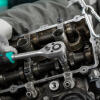 Ключ-трещотка 3/8", CrV, 72 зуба, с быстрым сбросом, матовый хром Stels
