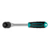 Ключ-трещотка 1/2", CrV, 72 зуба, с быстрым сбросом, матовый хром Stels