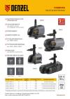 Насос фонтанный FNP110-34, 112 Вт, подъем 3,4 м, 3400 л/ч, колокольчик/каскад/гейзер Denzel