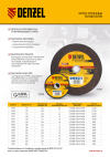 Круг отрезной по металлу, 125 х 0,8 х 22,2 мм, WA60TBF// Denzel