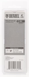 Бита PH1x100 мм, 5 шт. Denzel