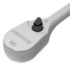 Ключ-трещотка 3/8", CrV, 120 зубьев, цельнометаллический, хром Gross