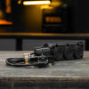 Шнур сетевой Energy Series, ПВС, 3 м, 3 x 1 мм, с неразборной вилкой, черный, Denzel