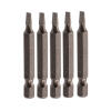 Бита SL4 x 50, сталь CrMo, 5 шт. Сибртех