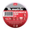 Изолента ПВХ, 15 мм х 10 м, белая, 150 мкм Matrix