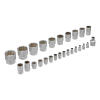 Набор инструментов 1/2", 1/4", CrV, 12 гранные головки, пластиковый кейс, 82 предмета Stels