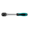 Ключ-трещотка 1/2", CrV, 72 зуба, с быстрым сбросом, матовый хром Stels