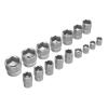 Набор инструментов, 1/2", 1/4", пластиковый кейс, 82 предмета Сибртех
