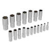 Набор инструментов, 1/4", 3/8", 1/2", Cr-V, S2, усиленный кейс, 216 предметов Stels