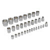 Набор инструментов, 1/2", 1/4", CrV, пластиковый кейс 94 предмета Stels