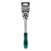 Ключ-трещотка 3/8", CrV, 72 зуба, с быстрым сбросом, матовый хром Stels