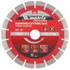 Диск алмазный, отрезной сегментный, 150 х 22.2 мм, тонкий, сухая резка Matrix Professional
