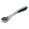 Набор торцевых головок, трещотка 120 зубьев, 1/4", CrV, 12 предметов Gross