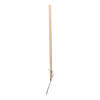 Лопата для уборки снега тротуарная, алюминиевая,500х400х1420мм, деревянный черенок, Сибртех