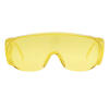 Очки защитные открытого типа, желтые, ударопрочный поликарбонат Сибртех