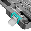 Набор инструментов, 1/2", 1/4", CrV, пластиковый кейс 88 предметов Stels