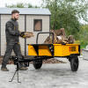 Прицеп для мотоблока TT-500, оцинк., груз. 500 кг, рег. сцепка, колеса 4.00-10, в упаковке Denzel