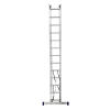Лестница, 3 х 13 ступеней, алюминиевая, трехсекционная, Сибртех