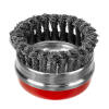 Щетка для УШМ Heavy Duty, 100 мм, М14, "чашка", крученая проволока 0.5 мм Matrix
