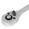 Ключ-трещотка 1/4", CrV, 72 зуба, с быстрым сбросом, матовый хром Stels