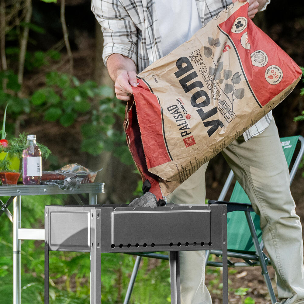 Мангал облегченный с ребрами жесткости 500 х 300 х 500 мм, Camping Palisad