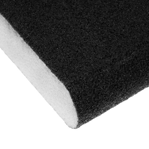 Губка для шлифования, 100 х 70 х 25 мм, овал, Средняя жесткость, P 100 Сибртех