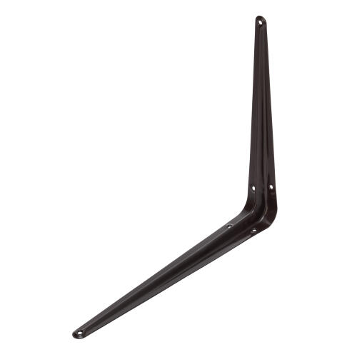 Кронштейн угловой с ребром, 250 х 300 мм, коричневый Сибртех