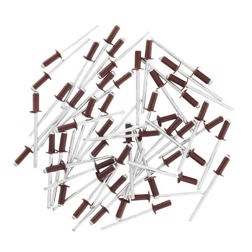 Заклепки 4.0 х 10 мм RAL 3005, красное вино, 50 шт Matrix