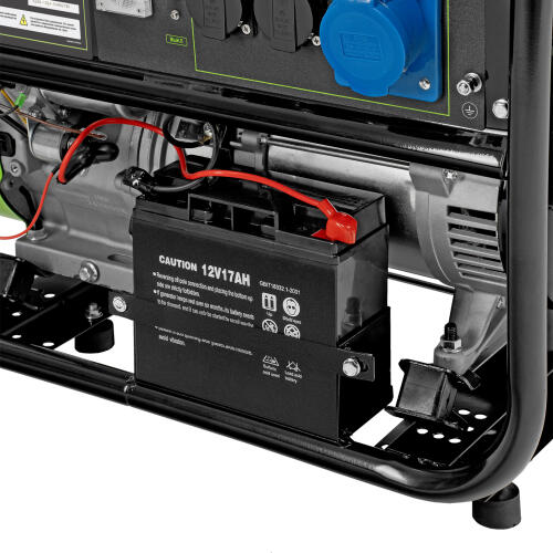Генератор бензиновый БС-8000Э, 6,6 кВт, 230В, четырехтактный, 25 л, электростартер Сибртех
