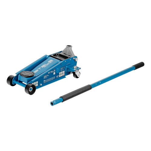 Домкрат гидравлический подкатной, 3 т, 120-450 мм, быстрый подъем, проф. Stels