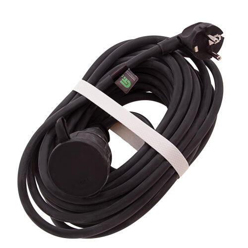 Удлинитель силовой 10 м, 16 А, тип УХз16, КГ 3 x 1.5 мм, 1 розетка, Сибртех