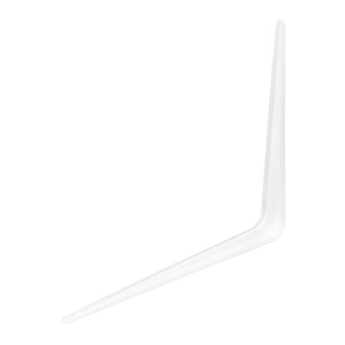 Кронштейн угловой с ребром, 300 х 350 мм, белый Сибртех