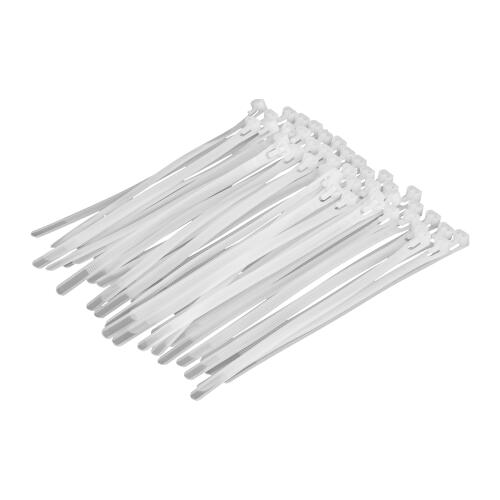 Хомуты многоразовые 200 x 7.2 мм, пластиковые 50 шт Сибртех