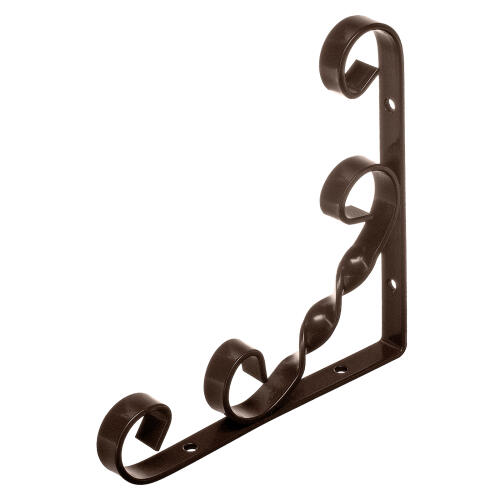 Кронштейн декоративный, 150 х 150 мм, коричневый Сибртех